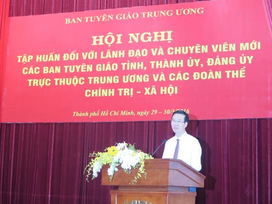 Công tác tuyên giáo phải đổi mới để phù hợp với thực tiễn  - ảnh 1